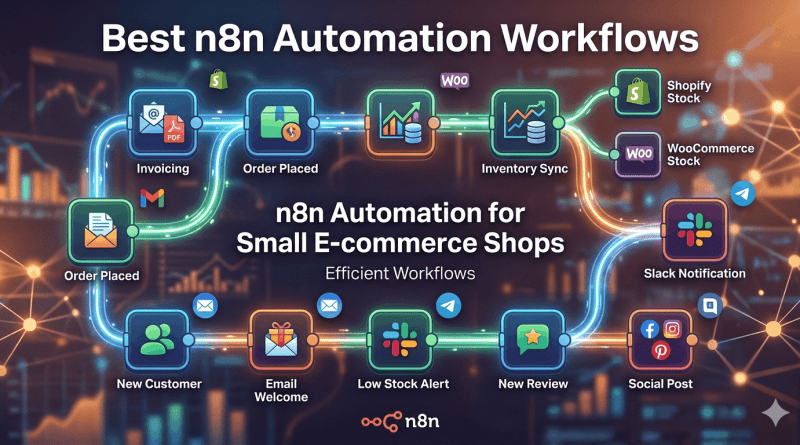 Best n8n Automation Workflows for Small E-commerce Shops