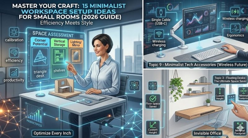Minimalist Workspace Setup Ideas for Small Rooms